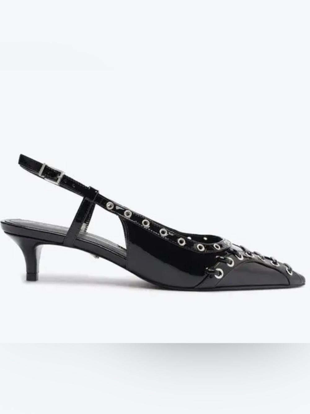 SCHUTZ Ruth Mid-Pointed Toe Pumps - Picture 8 of 8